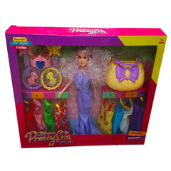 New Arrival: Modern Pretty Girl Doll with 8 Stylish Dresses & Accessories - Perfect Gift for Girls Up To 10 Years Trendy Toy for Young Fashion Enthusiasts