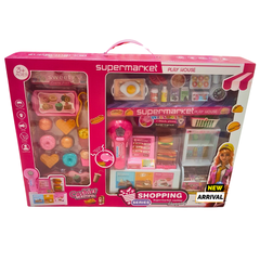 Supermarket Play House Set for Kids – Complete Grocery Store and Cashier Toy with Accessories – Educational Pretend Play (3+ Years)