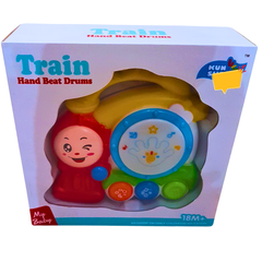 Train Hand Beat Drum Toy - Musical Lights & Interactive Fun for Toddlers (18+ Months)
