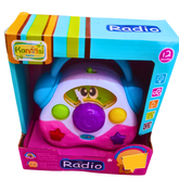 Kanisi Baby Radio Toy - Interactive Musical Learning Toy for Babies 12+ Months