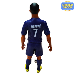 Mbappé Football Action Figure – 8 Inch PSG Toy for Kids | Limited Edition #7 Soccer Star Collectible