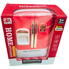 Mini Refrigerator Toy for Kids – Home Appliance Playset with Lights and Sounds – Educational Pretend Play for Little Chefs (3+ Years)