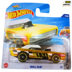 Hot Wheels Small Bloc – Metro Series Taxi Racer Die-Cast Car – Collectible Toy for Kids and Enthusiasts (3+ Years)