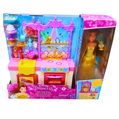 Disney Princess Belle's Royal Kitchen Playset - Interactive Doll & Kitchen Accessories | Fun Roleplay for Kids 3+