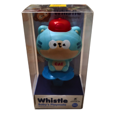 Whistle Baby’s Playmate Animal Toy – Cute Rattle Sound Toy for Infants | Monkey, Giraffe & Cat (Each Sold Separately)