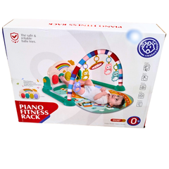 π Rainbow Baby Piano Fitness Rack β Kick & Play Musical Gym with Hanging Toys for Newborns (0M+)