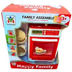 Happy Family Oven Toy Set – Realistic Kitchen Play with Light & Sound – Ages 3+