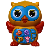 Owl Musical Toy for Babies – Light & Sound Learning Toy | Educational Animal Toy with Music & Buttons (Each Sold Separately)