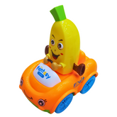 Fantasy Fruit Car - Banana Driver Toy Car with Lights and Music for Toddlers ( Each sold separtely )