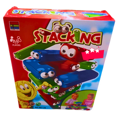 Stacking Tower Game for Kids – Fun Balancing Block Game with Dice | Classic Family Game for 2-4 Players (Ages 4+)