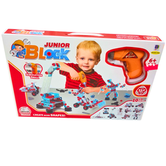 Junior Block 552-Piece STEM Building Set with Drill – 10-in-1 Educational Construction Toy for Kids (Ages 6+)