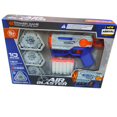 π― Air Blaster Foam Bullet Gun β Soft Bullet Shooting Toy with 3 Targets β Includes 6 EVA Darts β Ages 6+