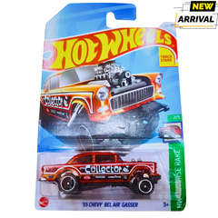 Hot Wheels '55 Chevy Bel Air Gasser – Orange Track Stars Drag Racer 2024 | One Toy Store