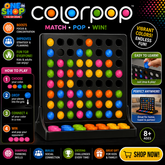 Colorpop Strategy Board Game for Kids & Families – Color Matching Logic Puzzle Game | Educational Thinking & Pattern Recognition Toy for Boys & Girls Age 8+