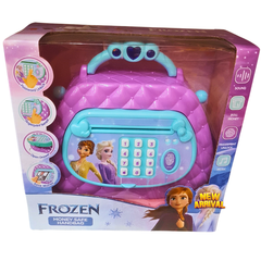 Frozen Money Safe Handbag Toy for Girls – Electronic Password Piggy Bank with Fingerprint & Music | Elsa & Anna Purse Bank