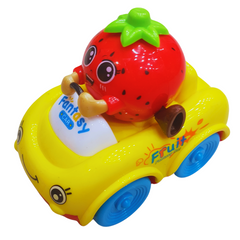 Fantasy Fruit Car - Banana Driver Toy Car with Lights and Music for Toddlers ( Each sold separtely )