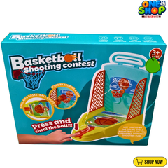 Basketball Shooting Contest Tabletop Game for Kids – Mini Basketball Arcade Challenge | Interactive Sports Board Game for Boys & Girls Ages 3+