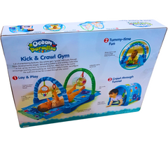 Ocean Paradise Kick & Crawl Gym - 3-in-1 Play Mat for Infants