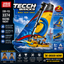 Tech Bricks Racing Yacht Building Blocks Set 338+ Pieces – 2-in-1 Sailboat Construction Toy for Kids | DIY Speed Sailing Boat Model | STEM Educational Building Set 6+ Years