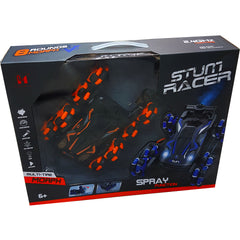 Thrilling Stunt Racer Car for Boys with Water Vapor Trail, Multi-Speed Control, Dynamic Lights & Auto-Demo Feature - Ultimate Obstacle Climbing & Road Driving Experience
