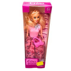 Gina Happy Girl Fashion Dolls – Elegant Outfits with Accessories – Variety of Styles – Perfect Gift for Girls (3+)