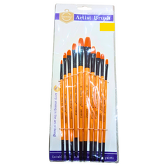 Artist Brush Set – 10-Piece High-Quality Paint Brushes for Acrylic, Oil & Watercolor – Ideal for Kids & Adults Arts & Crafts