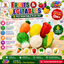 Fruits & Vegetables Soft Squishy Toy Set – 6PCS Educational Vegetable Toys for Kids | Non-Toxic Sensory Squeeze Toys | Pretend Play Learning Food Set for Toddlers 6M+