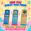 Mini Fun Smiley Face Mobile Phone Toy – Colourful Retro Pretend Play Telephone with Number Keypad & Ringtone Button | Assorted Colours for Kids