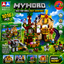 Minecraft-Inspired My World Tree House Building Blocks Set – 1016 Pieces Creative Construction Toy with Figures, Animals & Windmill for Kids