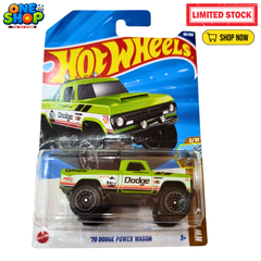 Hot Wheels ’70 Dodge Power Wagon Die-Cast Toy Car – Off-Road Pickup Truck Miniature for Kids | Collectible Hot Wheels Car Pakistan