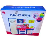 Play at Home Kitchen Set for Kids β Realistic Toy Kitchen with Lights, Sounds & Accessories | Cooking Playset for Girls & Boys Ages 3+