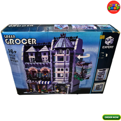 Green Grocer Modular Building Blocks Set 2462 Pieces – Expert City Market Construction Model for Adults | Collectible Street Shop Building Set | Premium STEM Building Toy 16+