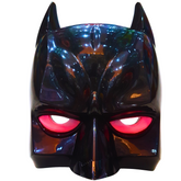 Batman Hero Mask for Kids – Iconic Dark Knight Costume Mask with Light-Up Eyes – For Ages 3+