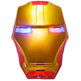 Iron Man Hero Mask for Kids – Light-Up Eyes Superhero Costume Accessory – For Ages 3+