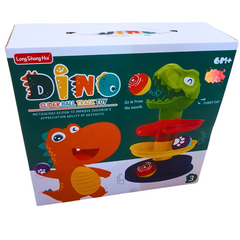 Dino Slider Ball Track Toy - Interactive Dinosaur Ball Drop Track for Babies Aged 6+ Months