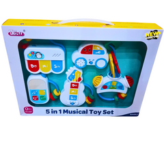 5-in-1 Baby Musical Toy Set – Educational Sound Toys for Infants & Toddlers (0 Months+)