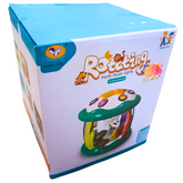 Rotating Pacify Music Lights Toy - Interactive Animal World with Music and Lights for Babies Aged 6+ Months