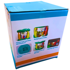 Rotating Pacify Music Lights Toy - Interactive Animal World with Music and Lights for Babies Aged 6+ Months