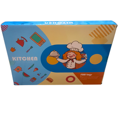 Delicious Food Kitchen Playset - Happy Little Master Cooking Kit for Kids
