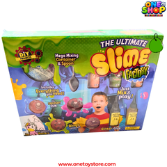 Ultimate Slime Factory DIY Kit for Kids | Make Your Own Glitter Slime Science Set | Creative STEM Learning Toy with Mixing Accessories