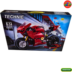 Technic Ducati Panigale V4 Motorcycle Building Blocks Set – 646 Pieces Racing Bike Construction Toy for Kids 8-14 Years