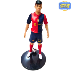 Neymar Jr Football Action Figure – 8 Inch Soccer Toy for Kids | Limited Edition Barcelona Jersey Collectible