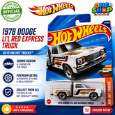 Hot Wheels 1978 Dodge Li’l Red Express Truck Die-Cast Pickup 2025 – Classic Vintage Truck Toy for Kids & Collectors