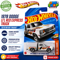 Hot Wheels 1978 Dodge Li’l Red Express Truck Die-Cast Pickup 2025 – Classic Vintage Truck Toy for Kids & Collectors