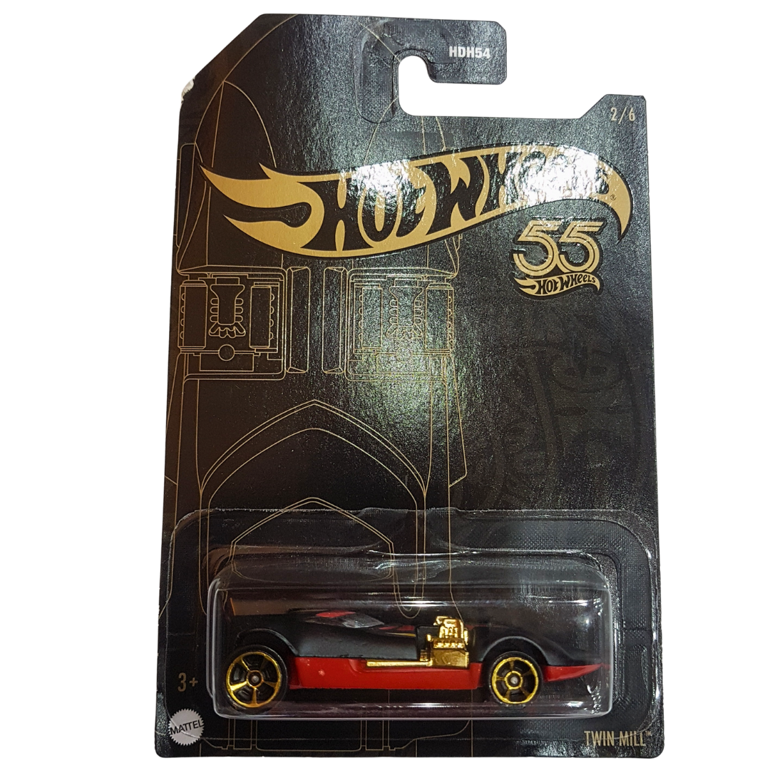 Hot Wheels 55th Anniversary Pearl Chrome Series Exclusive TWIN
