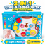 2-in-1 Baby Educational Activity Desk – Interactive Learning Table with Lights, Music, ABC Buttons & Spinning Gears | 18+ Months