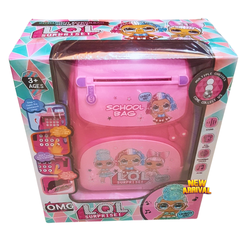LOL Surprise School Bag Toy with Music, Lights & Accessories – Educational Pretend Play Set for Girls (Ages 3+)