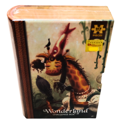 Wonderland Challenge Box – 117-Piece Giraffe Puzzle in Book-Style Box for Kids