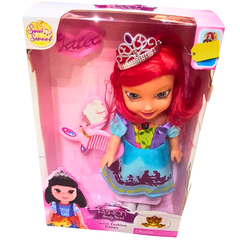 Princess Fashion Doll with Tiara & Styling Accessories – Sweet Playtime for Kids (3+)