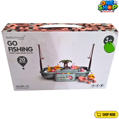 Go Fishing Game Board Play Set for Kids – Interactive Fishing Toy with 20 Accessories, Fishing Rods & Ducks | Educational Family Game for Boys & Girls Age 3+